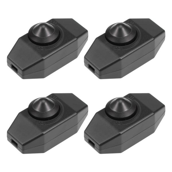 uxcell ロータリーコードスイッチ AC 25V 2Aスライドコントロールランプディマー 1ワッ...