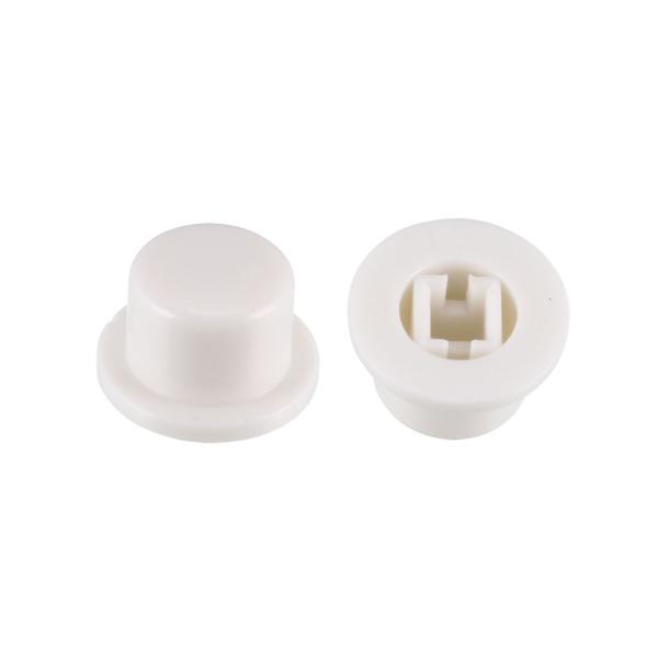 uxcell タクトスイッチプロテクターカバー プラスチック製 グレー 2.4 x 2.4mm 2個...