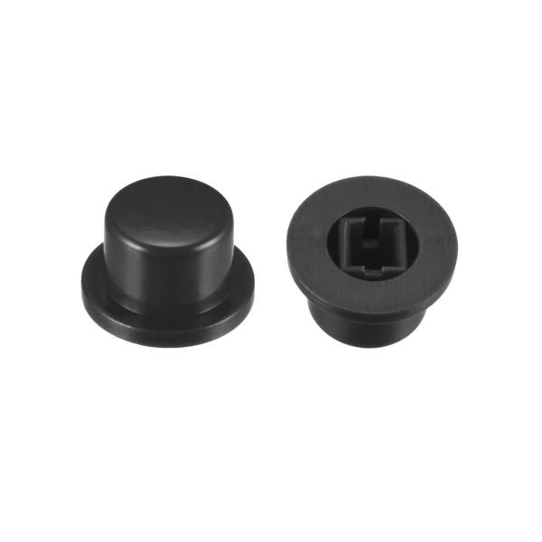uxcell タクトスイッチプロテクターカバー プラスチック製 グレー 2.4 x 2.4mm 2個...