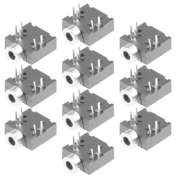 uxcell ソケットヘッドフォンステレオジャック 2.5mm PCBマウント 5ピン オーディオビ...