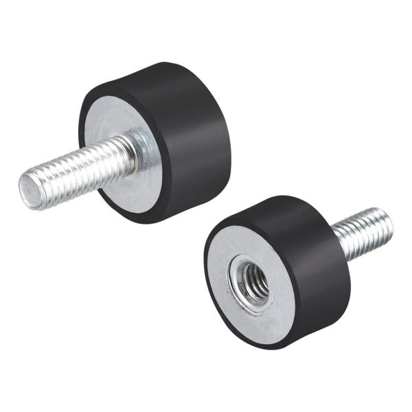 uxcell ショックアブソーバー 逆浸透ポンプ エアジェネレータカーボビン M6オスメスラバーマウ...