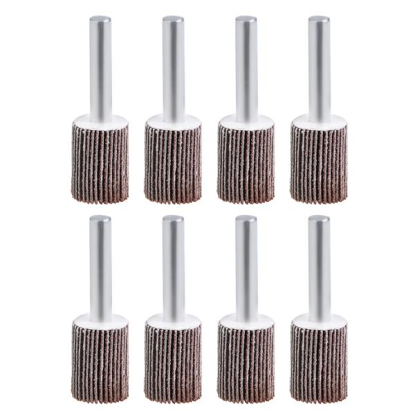 uxcell フラップホイール 16mm 8グリット 6mmシャンク サンディングディスク 研磨ホイ...