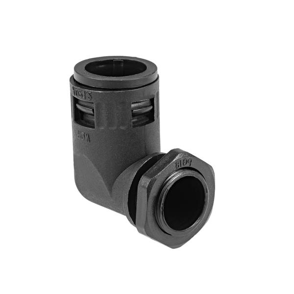 uxcell コンパクトコネクタ AD21.2ワイヤージョイントコンジットクランプ 90度 電気ケー...