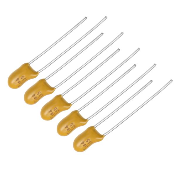 uxcell タンタルコンデンサ 0.1uF 35V 2 ピン ラジアル ディップ タンタル ビーズ...