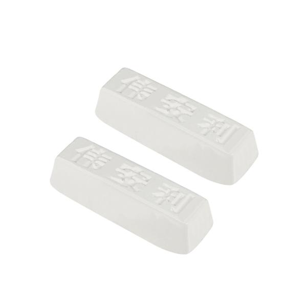 uxcell 研磨コンパウンドキット バフシャープ メタル 110x35x28 mm ホワイト 2個...