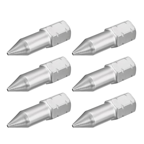 uxcell グリースシャープタイプノズル グリースフレックスガンホース グリースカプラ  カーボン...