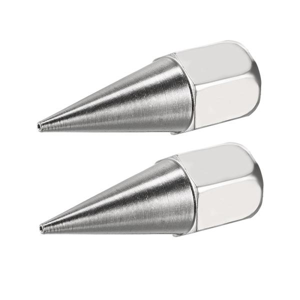 uxcell グリースシャープタイプノズル グリースフレックスガンホース グリースカプラ  カーボン...