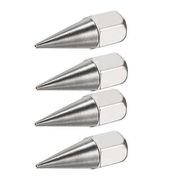 uxcell グリースシャープタイプノズル グリースフレックスガンホース グリースカプラ  カーボン...