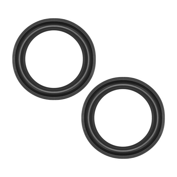 uxcell ラバーエッジ 外径167mm ブラック QV702ゴム サラウンドリング交換 スピーカ...