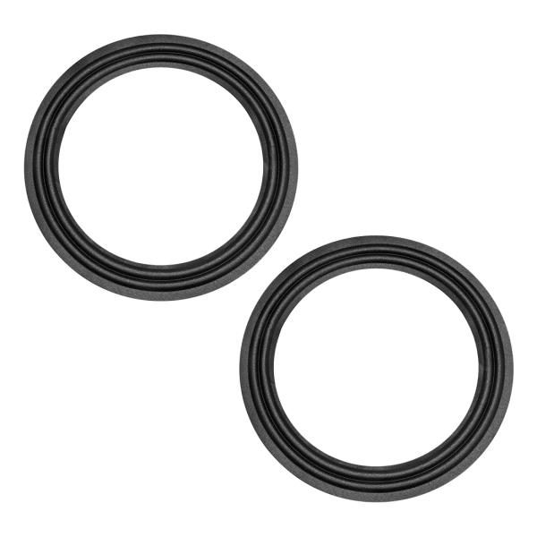 uxcell クロスエッジ 外径250mm ブラック 布 サラウンドリング交換 スピーカー修理DIY...