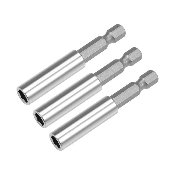 uxcell 磁気ビット拡張 60mm六角クイックリリースドライバーホルダー クロムバナジウム鋼 S...