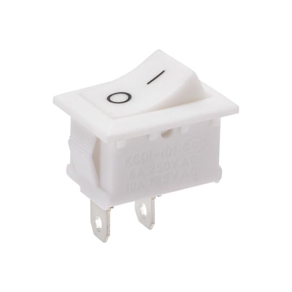 uxcell ロッカースイッチ ON/OFF AC 250V/6A 125V/10A  ミニボートロ...