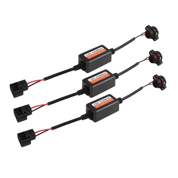 uxcell LEDヘッドライトCanbusデコーダ 5202 H16 LED ヘッドライト アンチ...