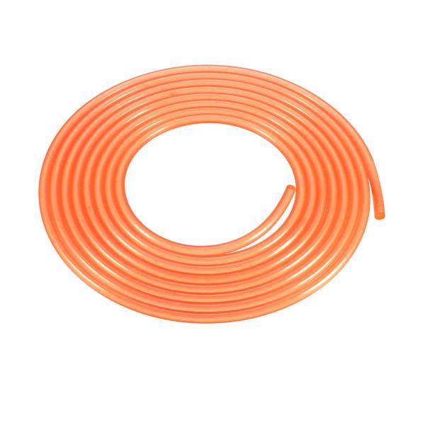 uxcell PU伝導ベルト 丸いベルト フラット ウレタン製 オレンジ 直径5 mm 長さ3 M