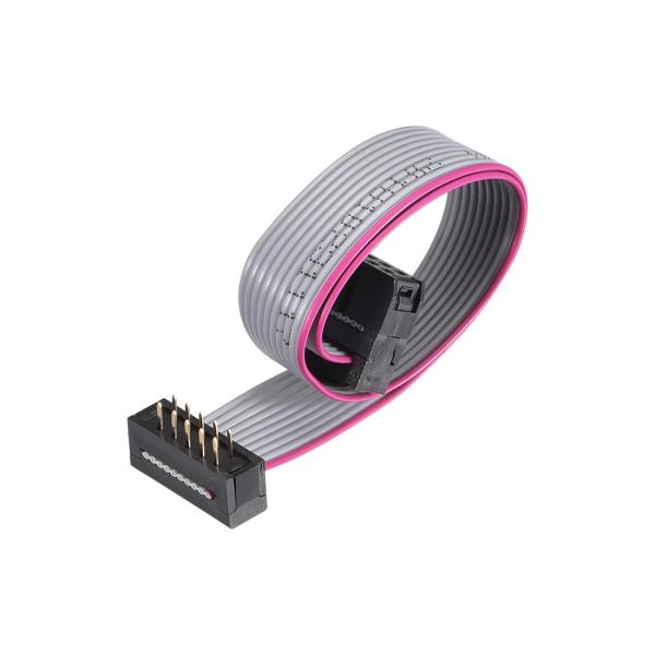 uxcell IDCワイヤーフラットリボンケーブル FC / FDコネクタ Aタイプ 10ピン ピッ...