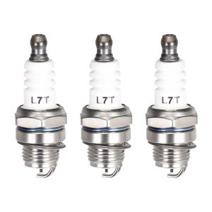 uxcell スパークプラグ 点火栓 L7T 2ストローク 33cc 43cc 47cc 49cc 芝刈り機 3個入り