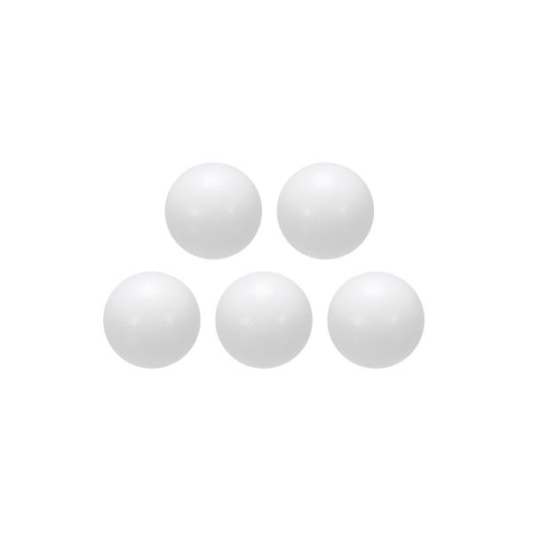 uxcell プラスチックベアリングボール 9.525 mm POMコインリング作るボール 5個入り