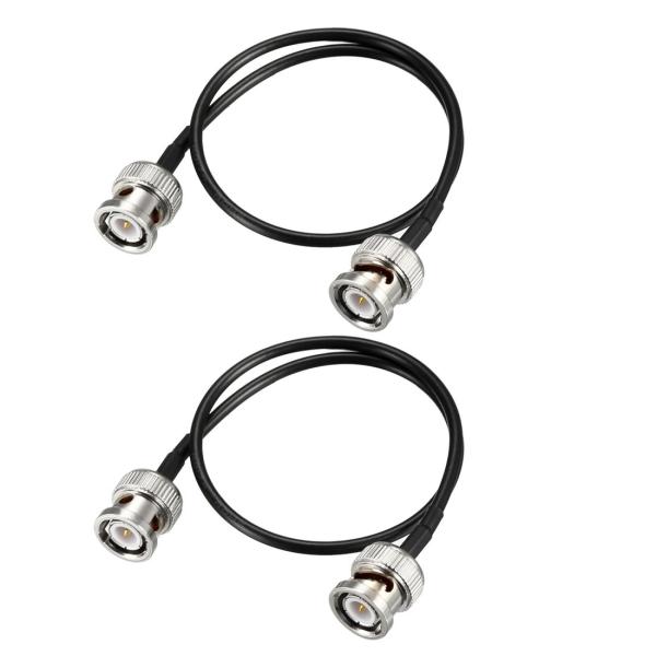 uxcell BNC オスー オスコアキシャル ジャンパー ケーブル 50 Ohm RG174 CC...