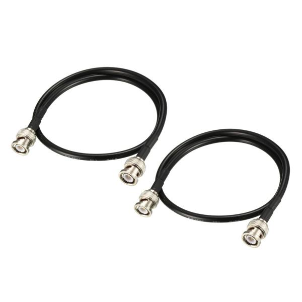 uxcell RG58 BNC - BNC同軸ケーブル 50オーム 50 cm長さ RNC58同軸ケ...