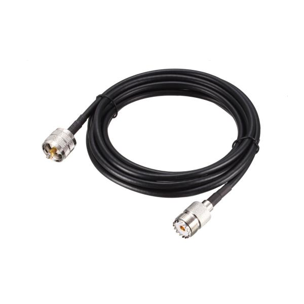 uxcell Uhf So239メス-Uhf Pl259オス 低損失 Rg58同軸ケーブル 10 F...