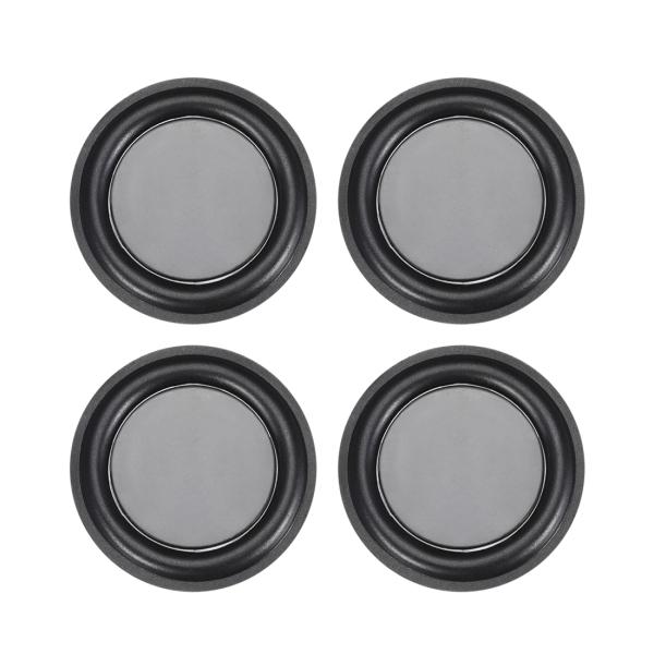 uxcell スピーカーラジエーター バススピーカー ラバー製プレート DIYリペア 外径50mm ...