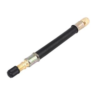 uxcell ゴムタイヤバルブエクステンション ゴム フレキシブル延長タイヤバルブアダプター