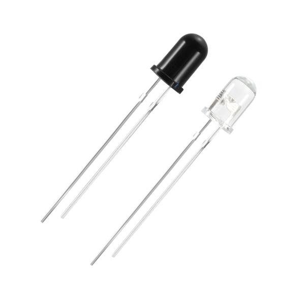 uxcell LED IRエミッタ IRレシーバダイオード?DC 1.2V発光ダイオード?Ardui...