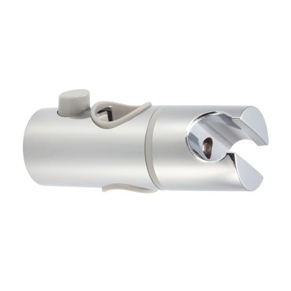 uxcell ハンドヘルドシャワーブラケット 調整可能スプレーヤーホルダー スライドバー グレー 2...