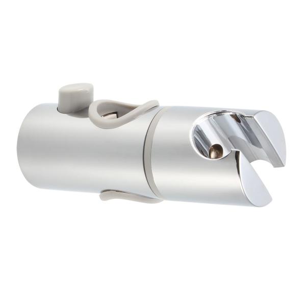 uxcell ハンドヘルドシャワーブラケット 調整可能スプレーヤーホルダー スライドバー グレー 2...