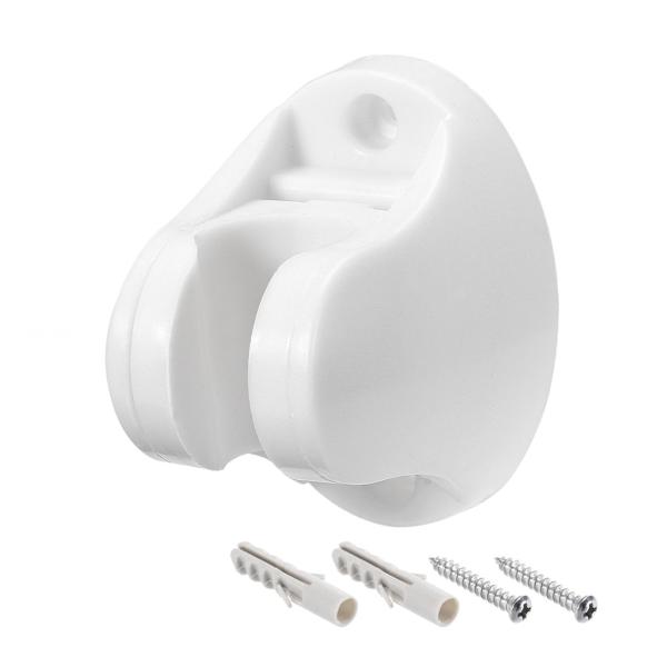 uxcell ABSシャワーヘッドホルダー 調整可能シャワーフック ハンドヘルドシャワーブラケット ...