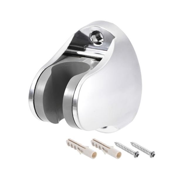 uxcell ABSシャワーヘッドホルダー 調整可能シャワーフック ハンドヘルドシャワーブラケット ...