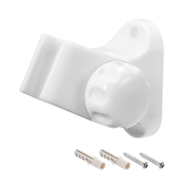 uxcell ABSシャワーヘッドホルダー 調整可能 シャワーフック ハンドヘルドシャワーブラケット...