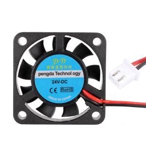 uxcell 冷却ファン 冷却3Dプリンターシステム 3Dプリンター押出機部品 40mmx40mmx10mm 冷却ファン DC 24V 2個入り