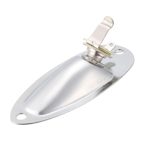 uxcell ギター搭載モノ出力ジャックプレート 入力ソケット Fender Stratocaste...