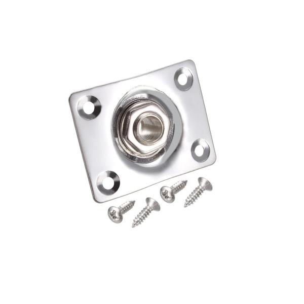 uxcell ギターモノ出力ジャックプレート 6.35mm 入力ソケット ギブソンLP / EPIレ...