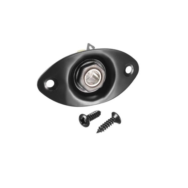 uxcell 楕円形 出力 入力ジャック プレートソケット ネジ付き ストラト テレ スタイル用 エ...