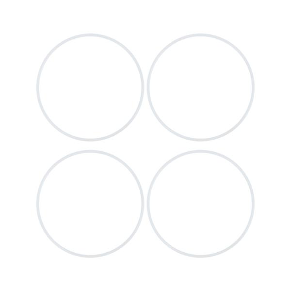 uxcell シリコンOリング VMQシールガスケット 修理用 105mm OD 98mm ID 3...