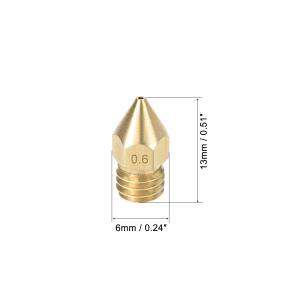uxcell 3Dプリンターノズル 真鍮 MK...の詳細画像2