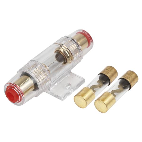 uxcell AWGヒューズホルダー 車オーディオシステムヒューズ管 4 6 8ゲージ 80A