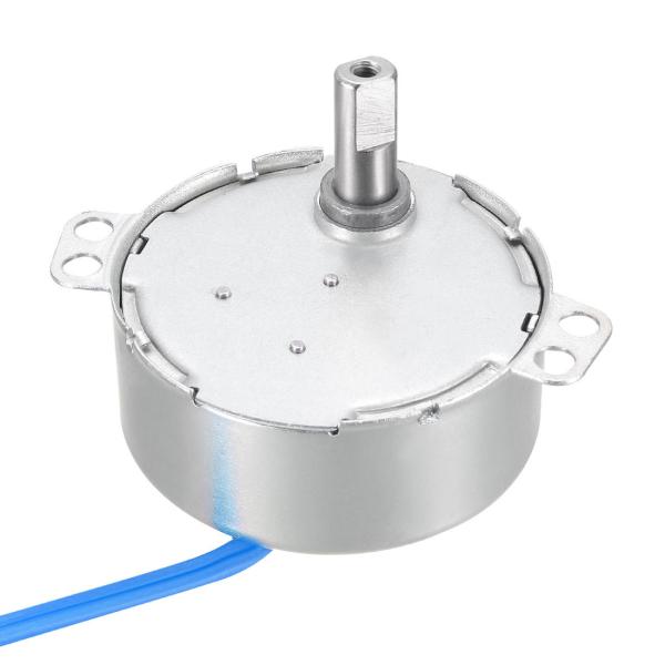 uxcell 同期モーター AC 100-127V 4W ダブルフラットシャフト CW/CCW 30...