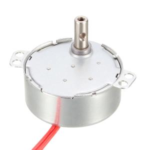 uxcell 同期モーター AC 100-127V 4W ダブルフラットシャフト CW/CCW 2