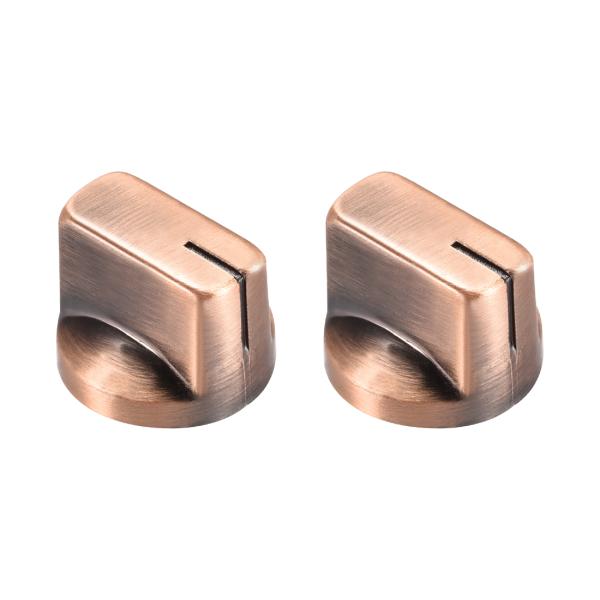 uxcell ギターAMPエフェクトペダルノブ?6.4mmシャフト穴 ポインターコントロールノブ?セ...