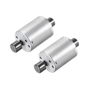 uxcell ダブルシャフト振動モーター 強力なデュアルヘッドマッサージャー C 12V 6000RPM 54x24.2mm 2個入り