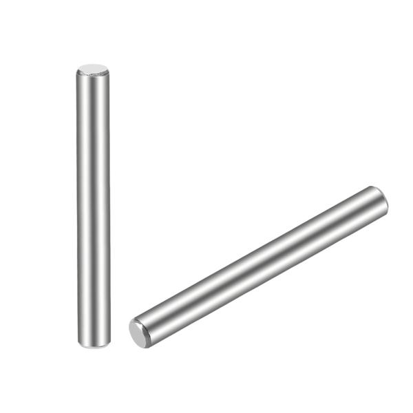 uxcell ダボピン 304ステンレス鋼 円筒棚支持ピン 20個 5mm x 80mm