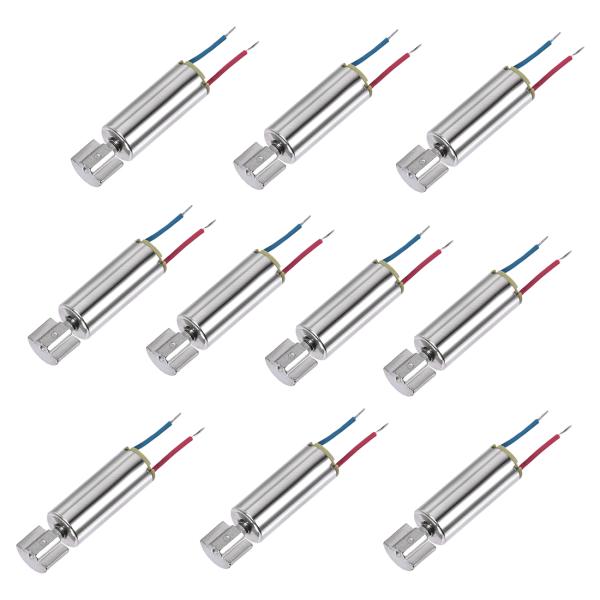 uxcell ミニ振動モーター メタル製 ブリストルボット振動モー モバイル携帯電話用 DC 1.5...