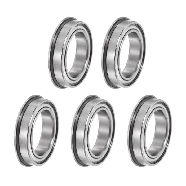 uxcell F6700ZZフランジボールベアリング 12mmx18mmx4mm 二重金属シールド（...