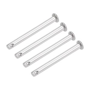 uxcell シングルホールクレビスピン フラットヘッド