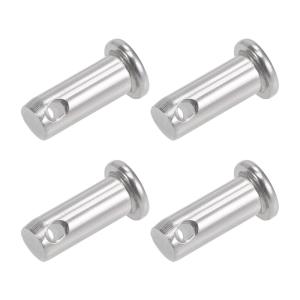 uxcell 単穴クレビスピン 8mm x 20mm フラットヘッド 304ステンレス鋼