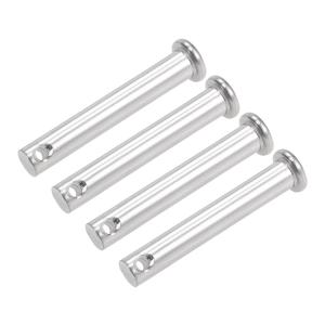 uxcell 単穴クレビスピン 8mm X 50mm フラットヘッド 304ステンレス鋼