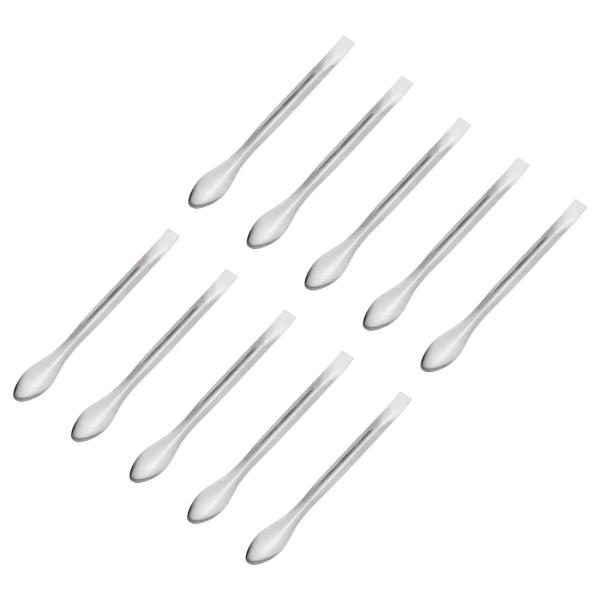 uxcell マイクロスクープ サンプリングラボスプーン 実験室用混合スパチュラ ステンレス鋼 10...